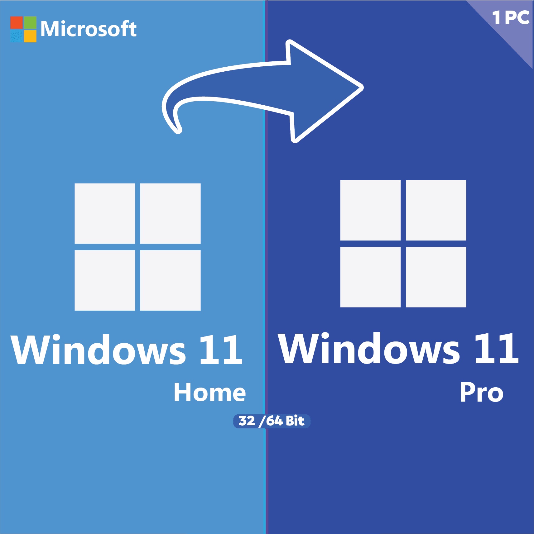 Windows 11 Home To <br>Windows 11 Pro